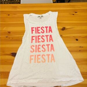 Express White Tank Top